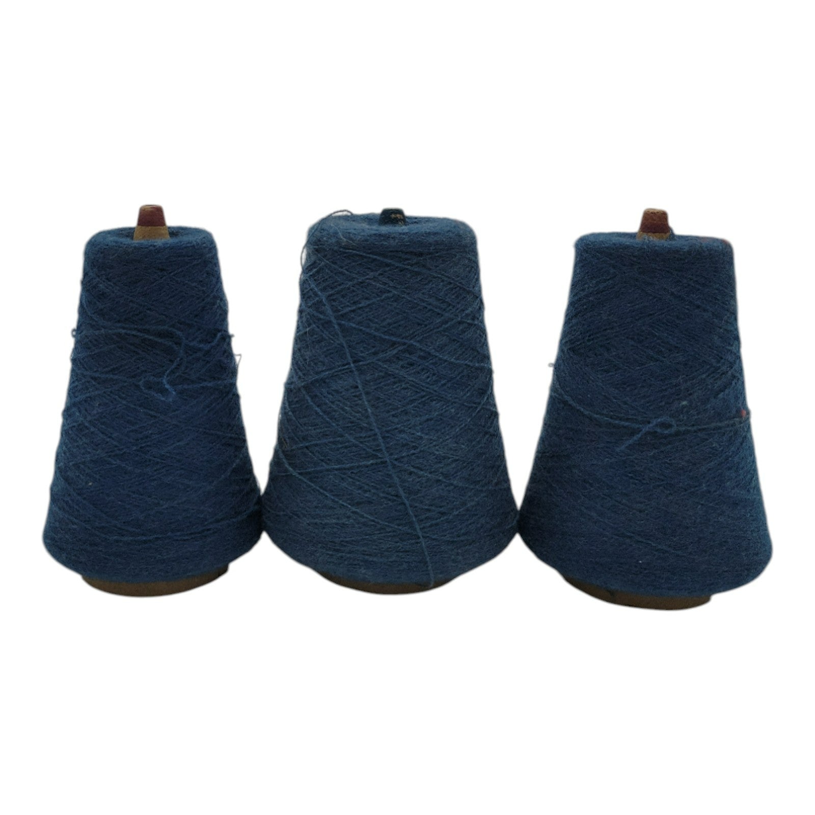 Vintage 1980s Templon 2/24 Betony Heather Yarn Cone Lot of 3