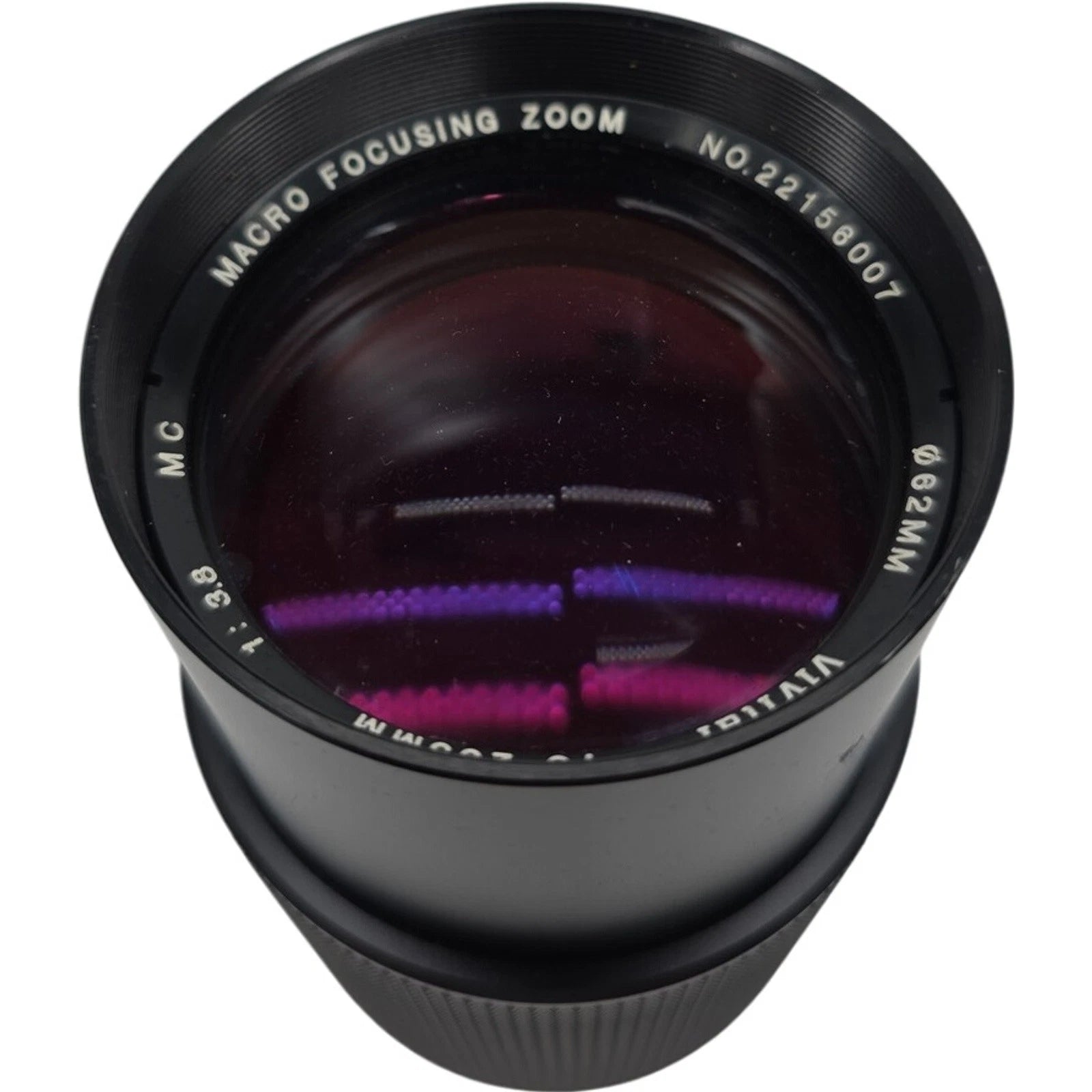 Vivitar 75-205mm f/3.8 MC Macro Focusing Zoom Lens P/K Mount Japan w/ Case