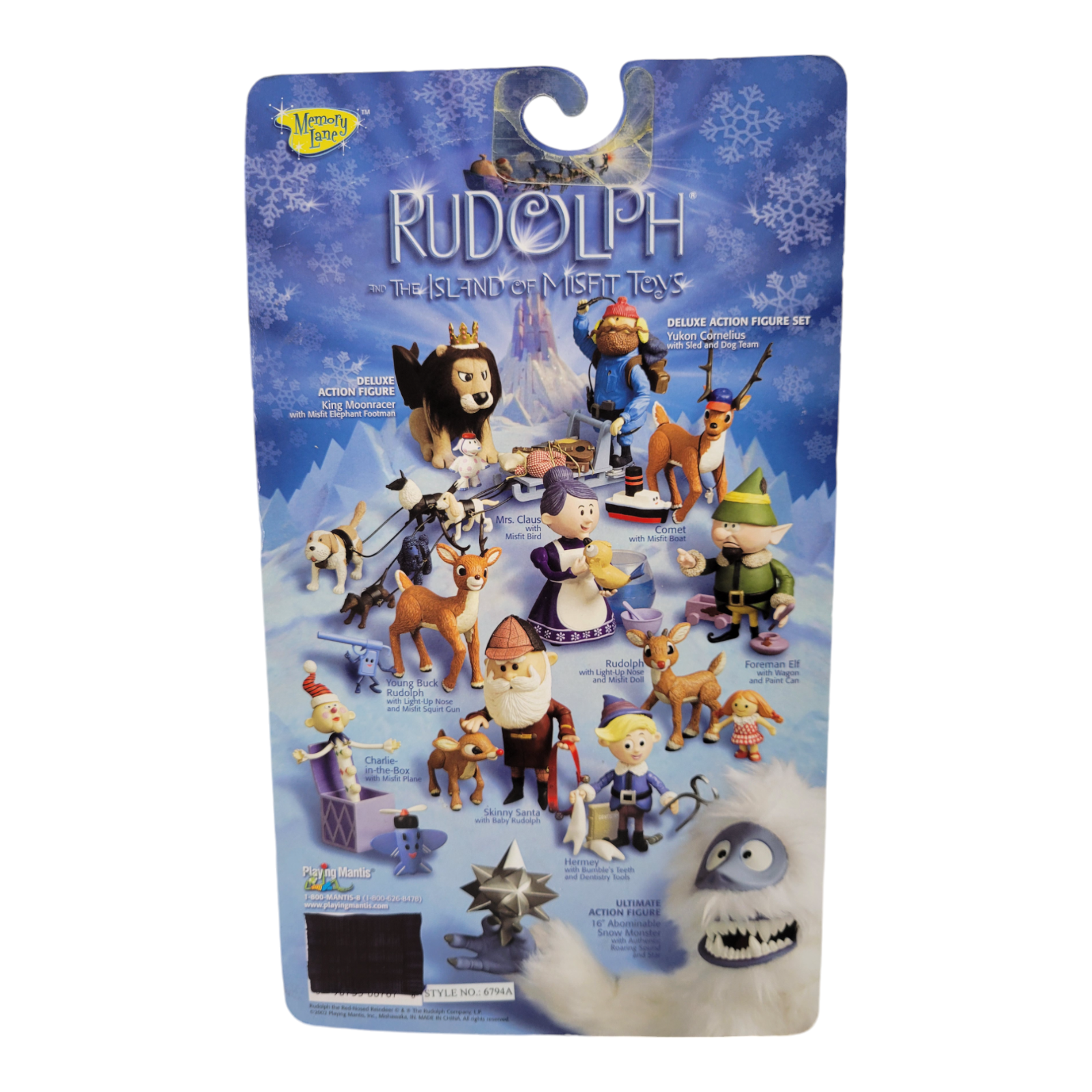 Playing Mantis Rudolph and The Island of Misfit Toys Action Figures Set of 4