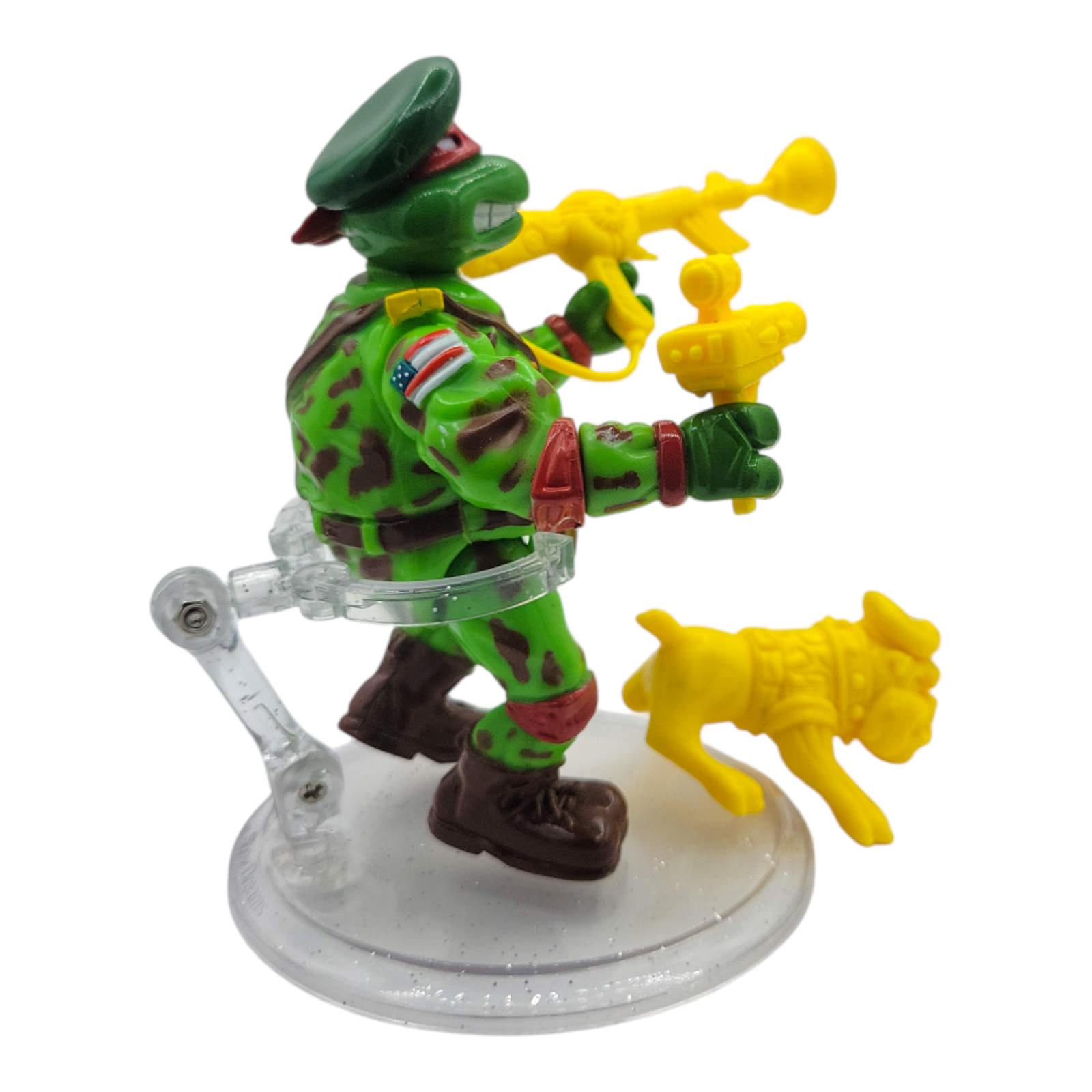 1991 Green Beret Raphael TMNT Teenage Mutant Ninja Turtles Playmates Vintage