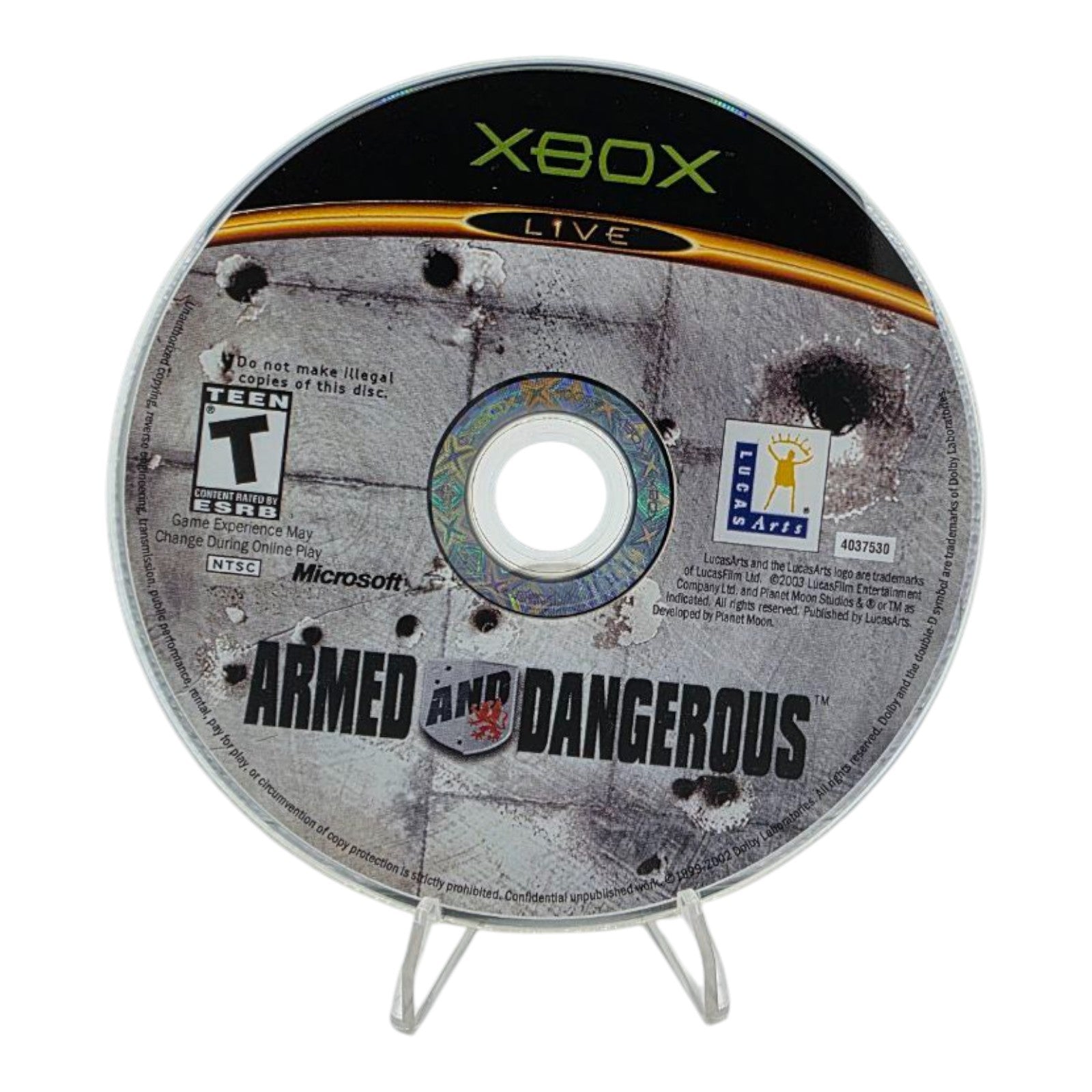 Armed and Dangerous Microsoft Xbox 2003 Shooter Video Game Tested No Manual
