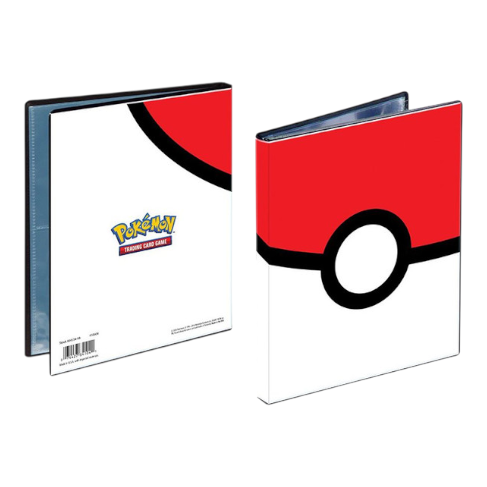 Ultra Pro Pokémon Pokéball 4 Pocket Binder Portfolio 10 Pages Holds 80 Cards