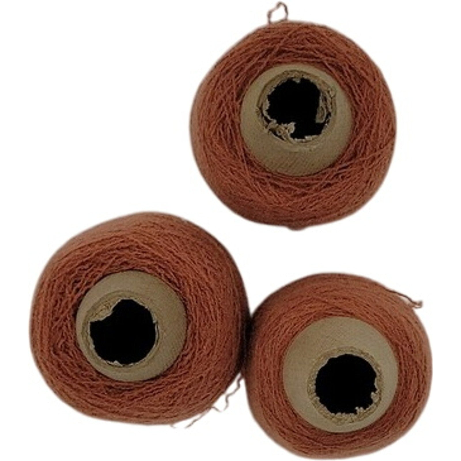 Vintage J. P. Stevens 2/29 Acrylic Cone Yarn Red Tint PL-245 Lot of 3