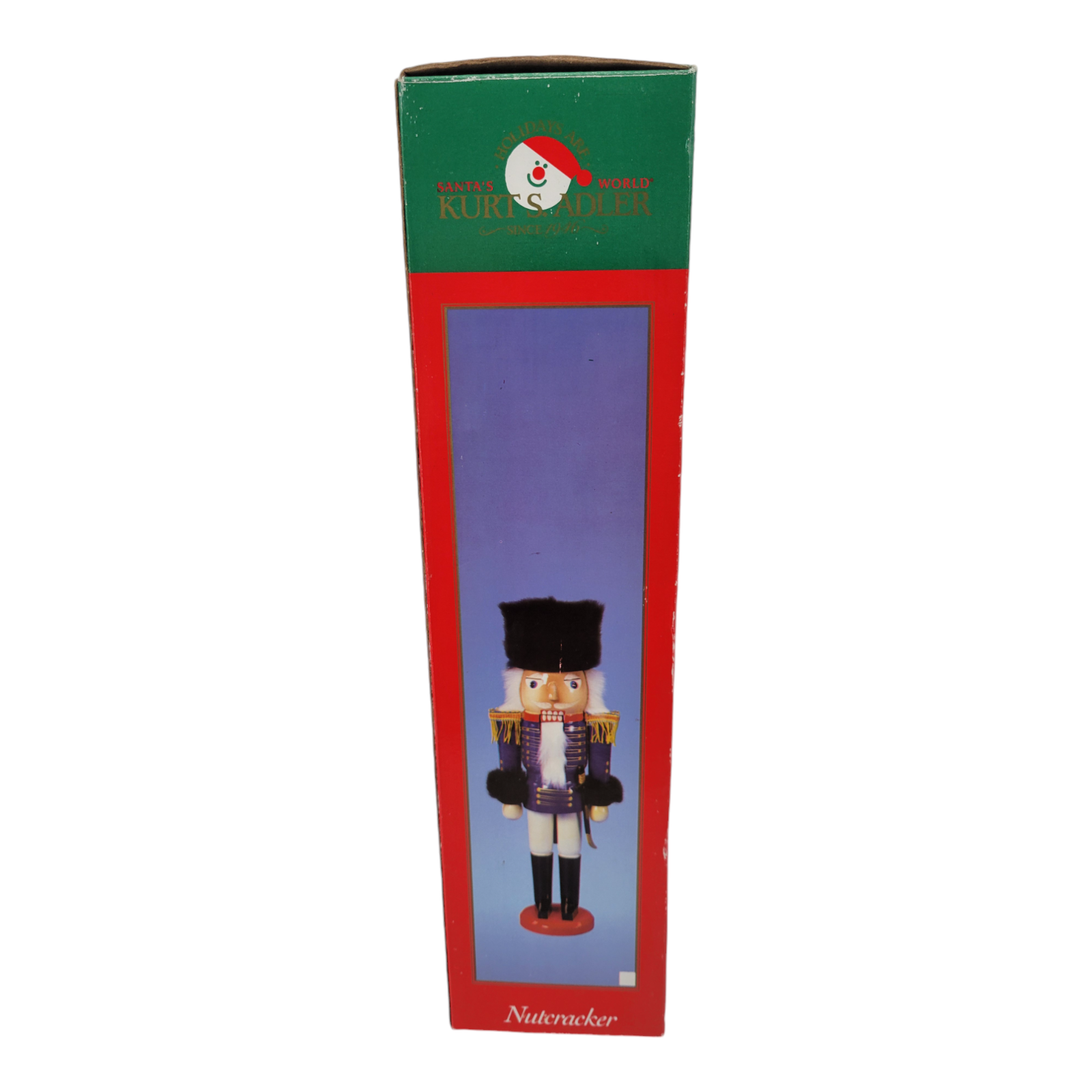 Kurt Adler Santa's World Wooden Nutcracker Soldier Christmas Holiday Decoration