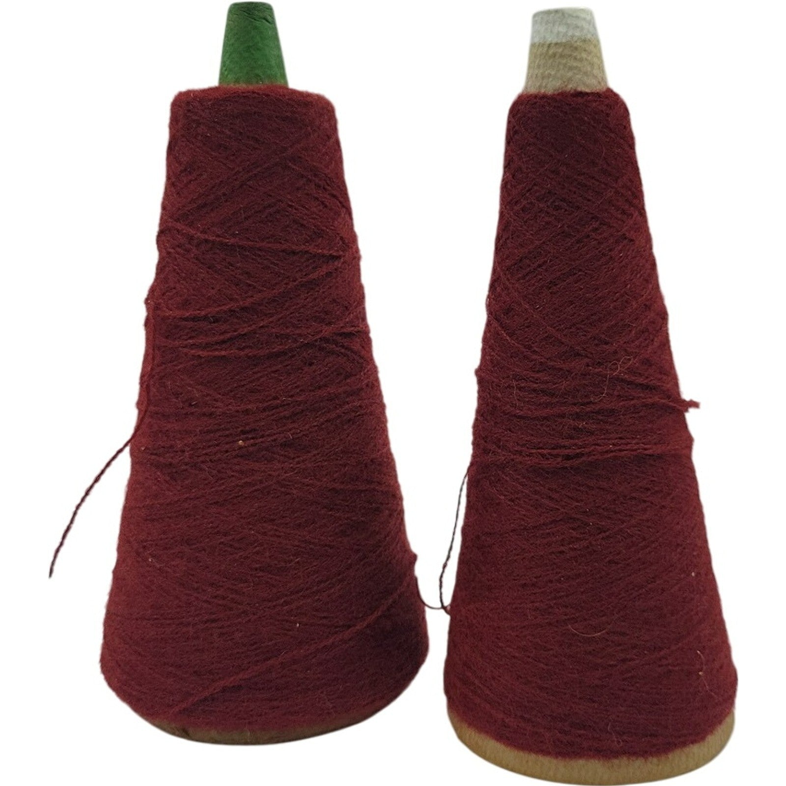 Vintage Sellers Mfg Co. 2/24 Acrylic Cone Yarn Brandy Lot of 2