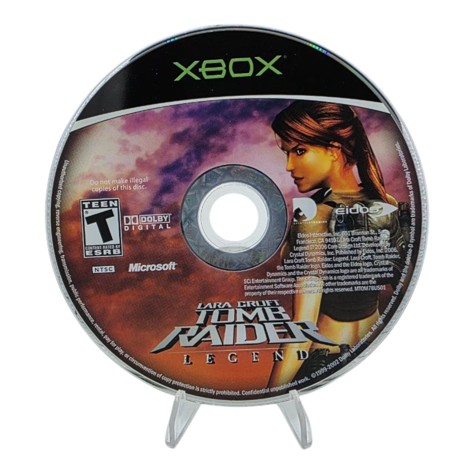 Xbox Lara Croft Tomb Raider Legend Complete with Manual Tested 2006