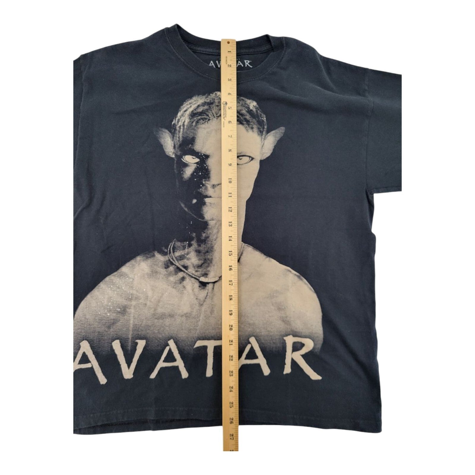 2009 Avatar James Cameron Movie T Shirt Black Graphic Tee Size L