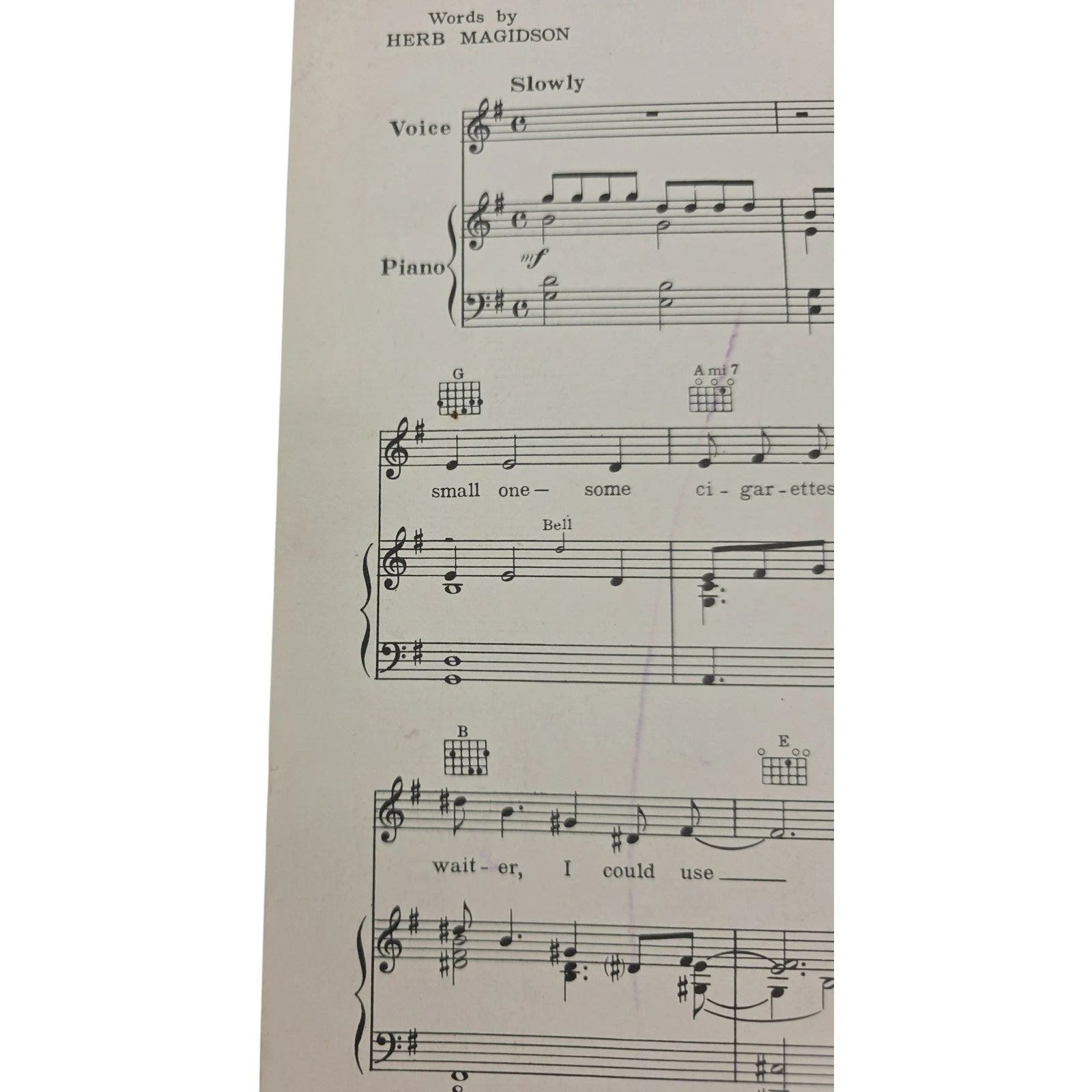 Vintage Sheet Music 1938 Music Maestro Please! by Herb Magidson & Allie Wrubel