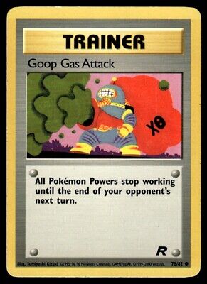 Pokemon TCG Team Rocket Goop Gas Attack 2000 Common #78 Lightly Played Card