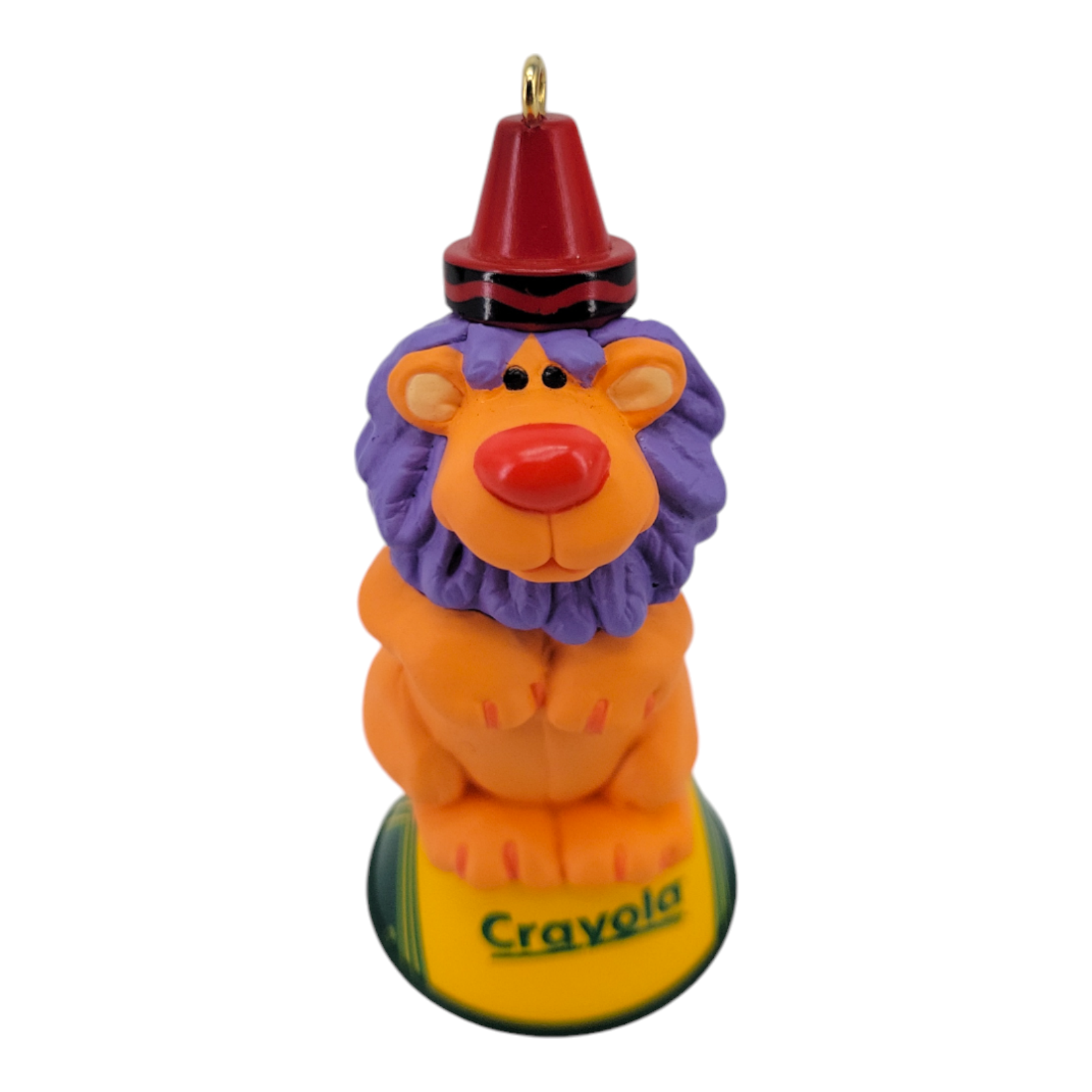 2000 Hallmark Keepsake Ornament King of the Ring Crayola Crayons Circus Lion