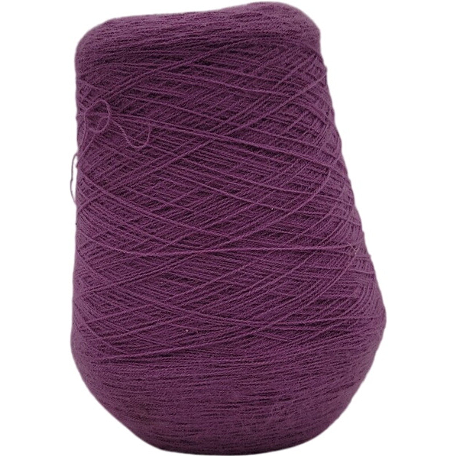 Vintage Phoenix Dye Works Grape Purple Knit Crochet Acrylic Cone Yarn 384721
