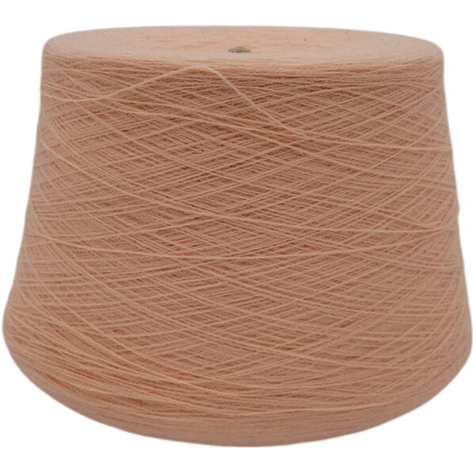 Vintage Spinnerin Spin Loft 2/24 Ice Peach Yarn Cone T2738A New