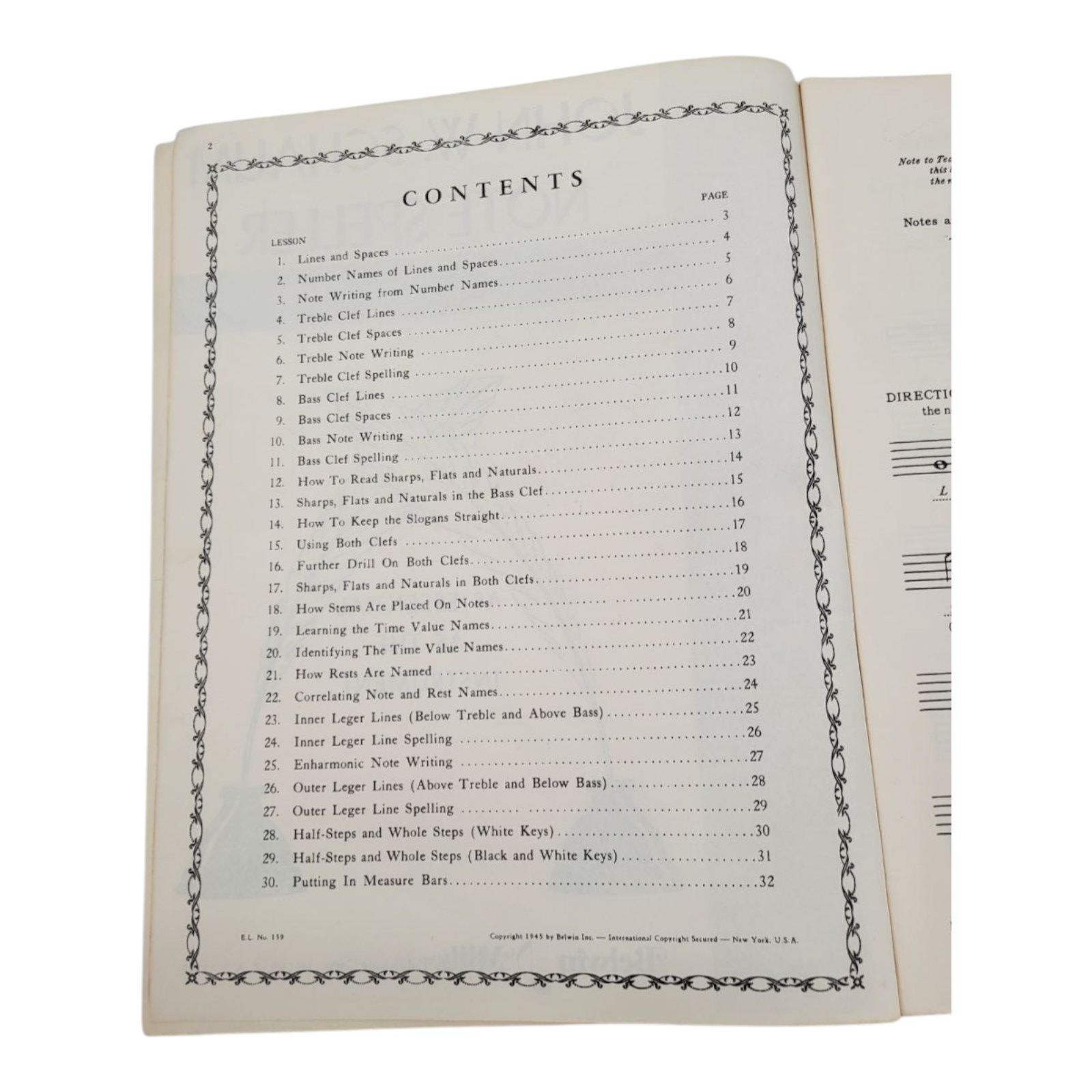 John W. Schaum Note Speller Book One Music Theory Workbook