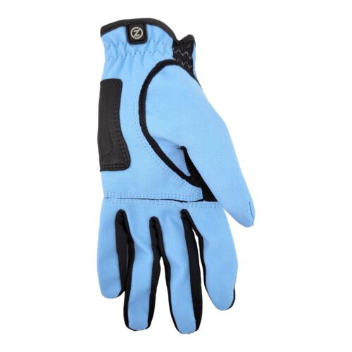 Zero Friction Junior Left Hand Golf Glove Compression Fit Performance Blue