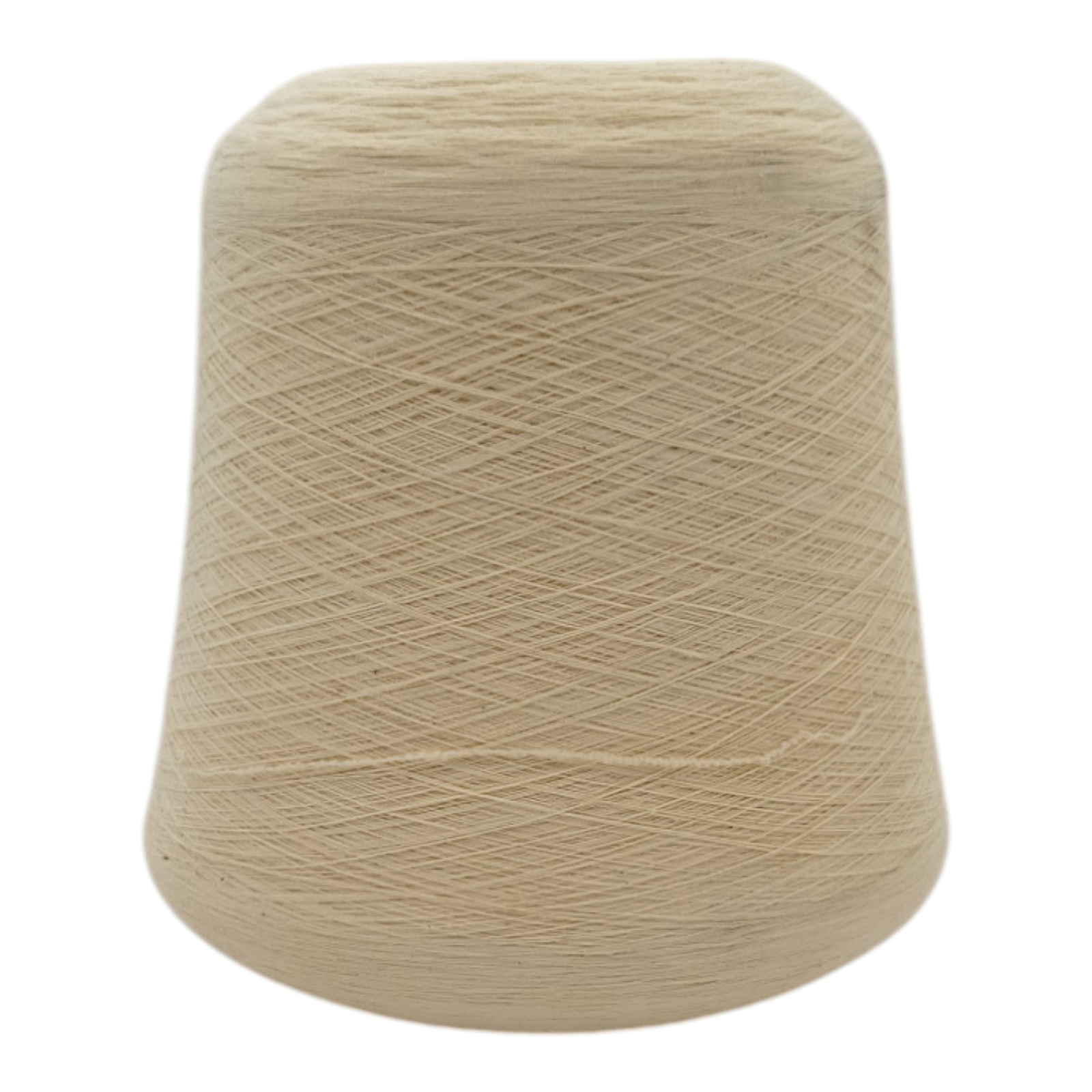 20/1 Beige CF & 70 Denier Lycra Yarn Cone Lot #1324