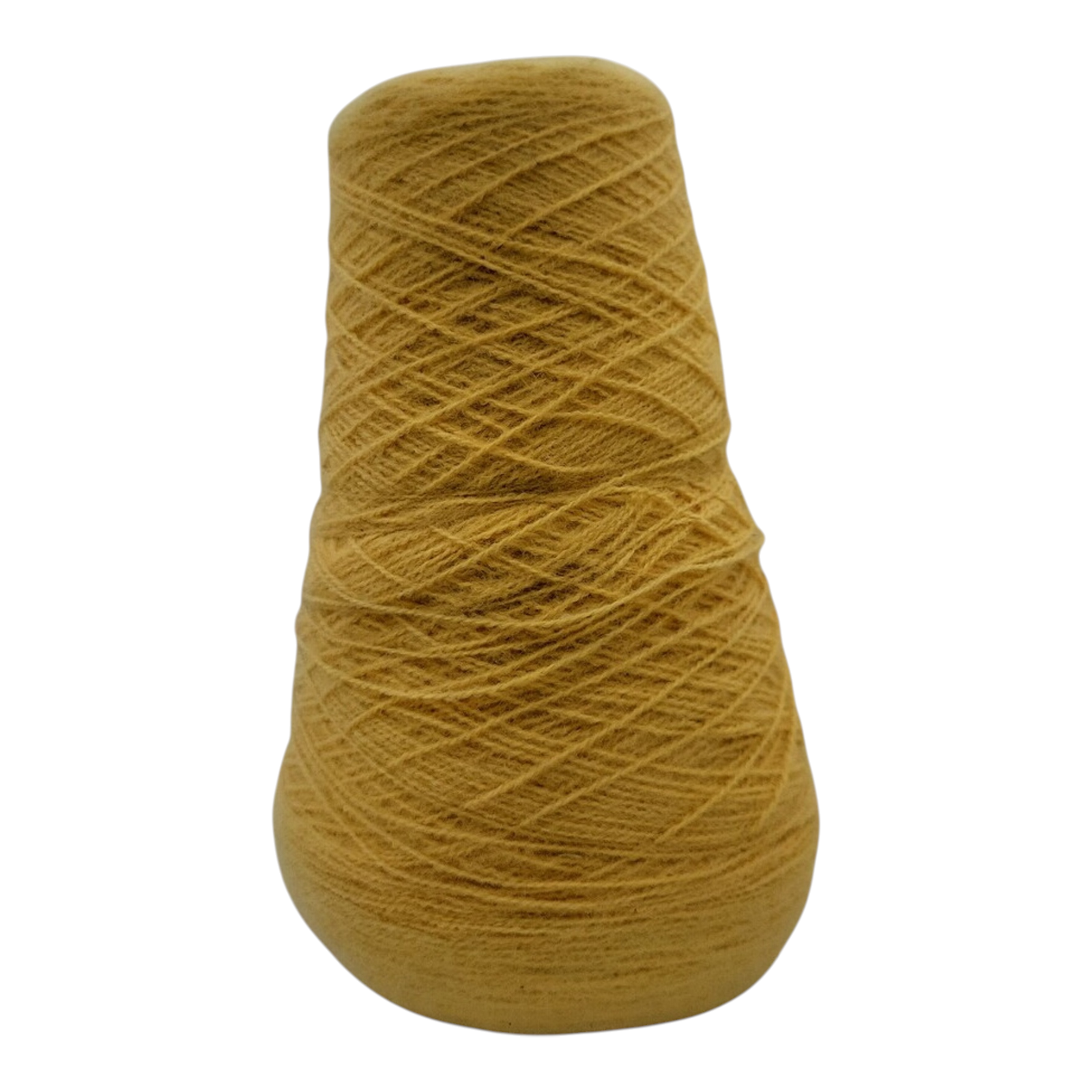 Vintage Templon 2/24 O/N Honeycomb Yellow Weaving Knitting Yarn Cone Lot S-74367