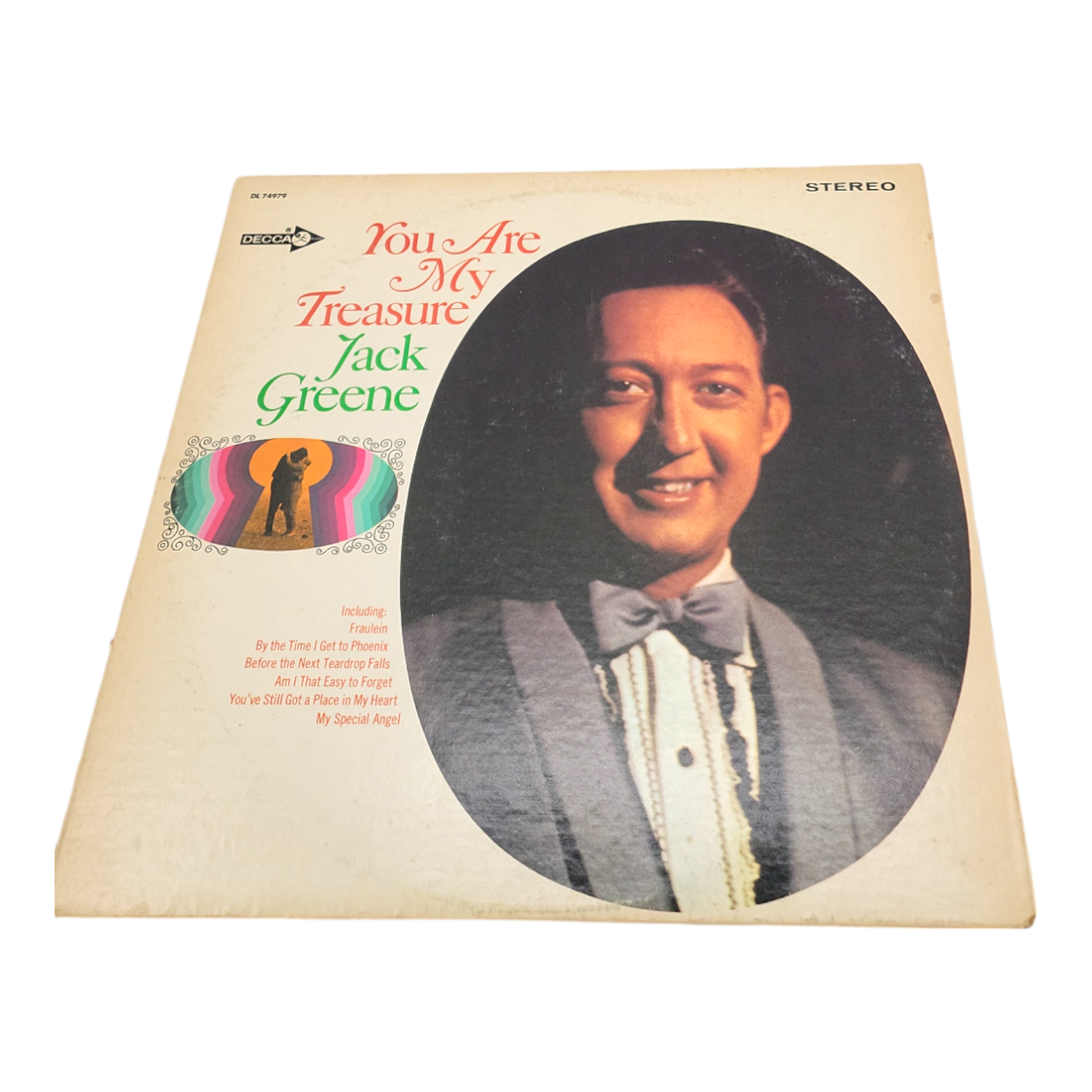1968 Vintage Decca Jack Greene You Are My Treasure Vinyl LP Record Collectible