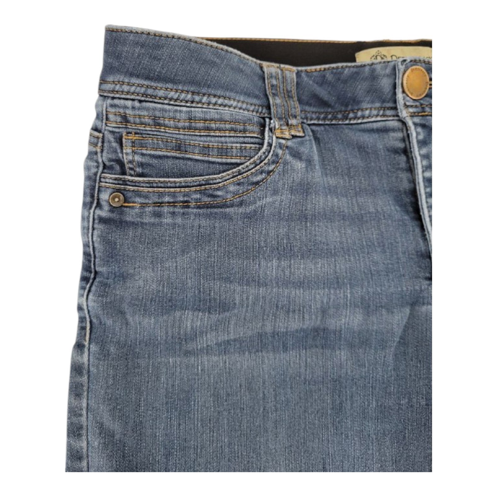 Democracy Women's Ab Tech Skinny Jeans Size 12 Blue Stretch Denim