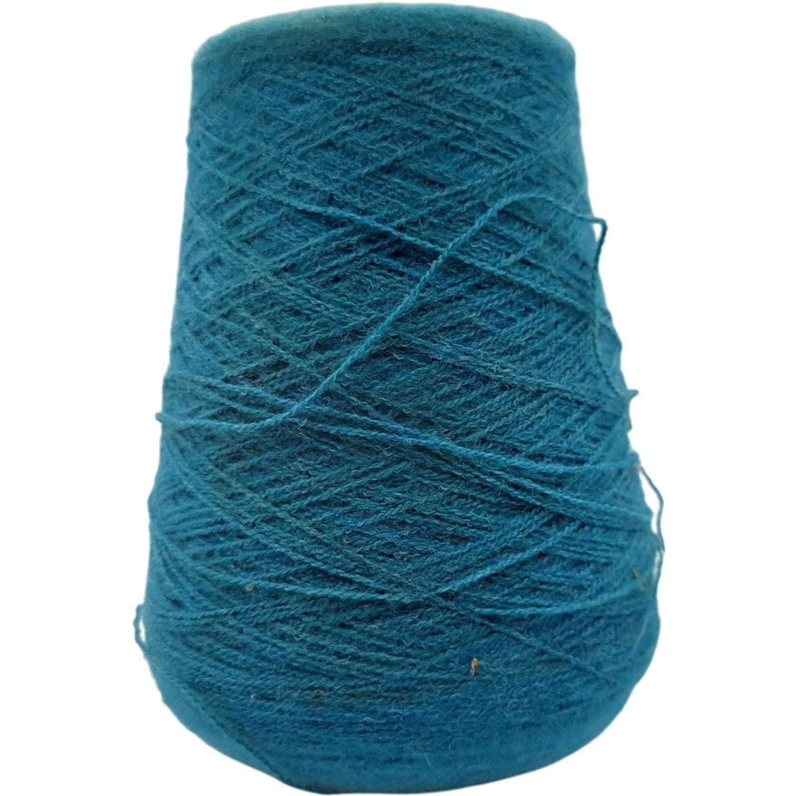 Vintage Templon DK Teal Heather 2/24 Cone Yarn Weaving Knitting S-79117