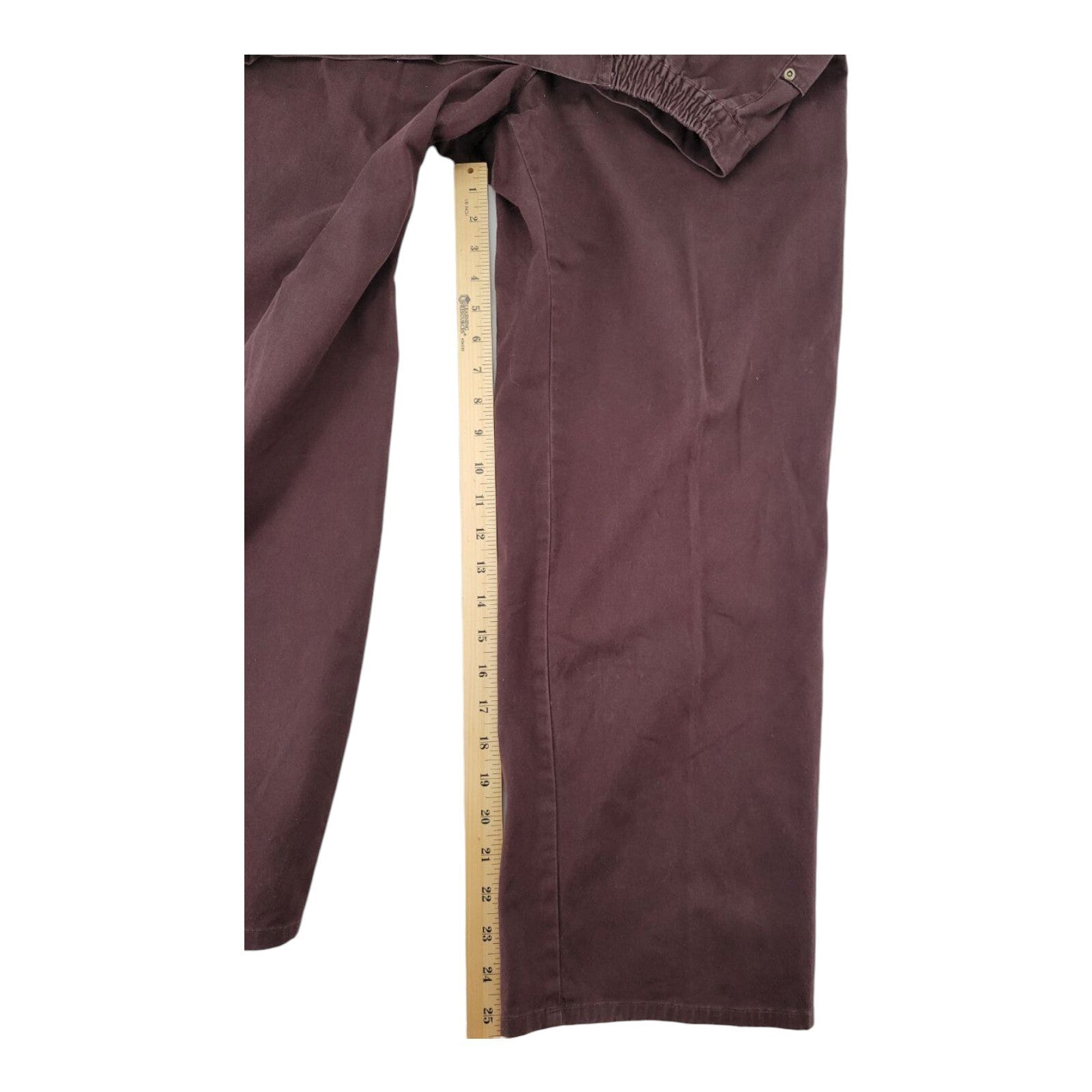 Ruby Rd Petite Straight Leg Stretch Pants Brown Cotton Blend Size 16P