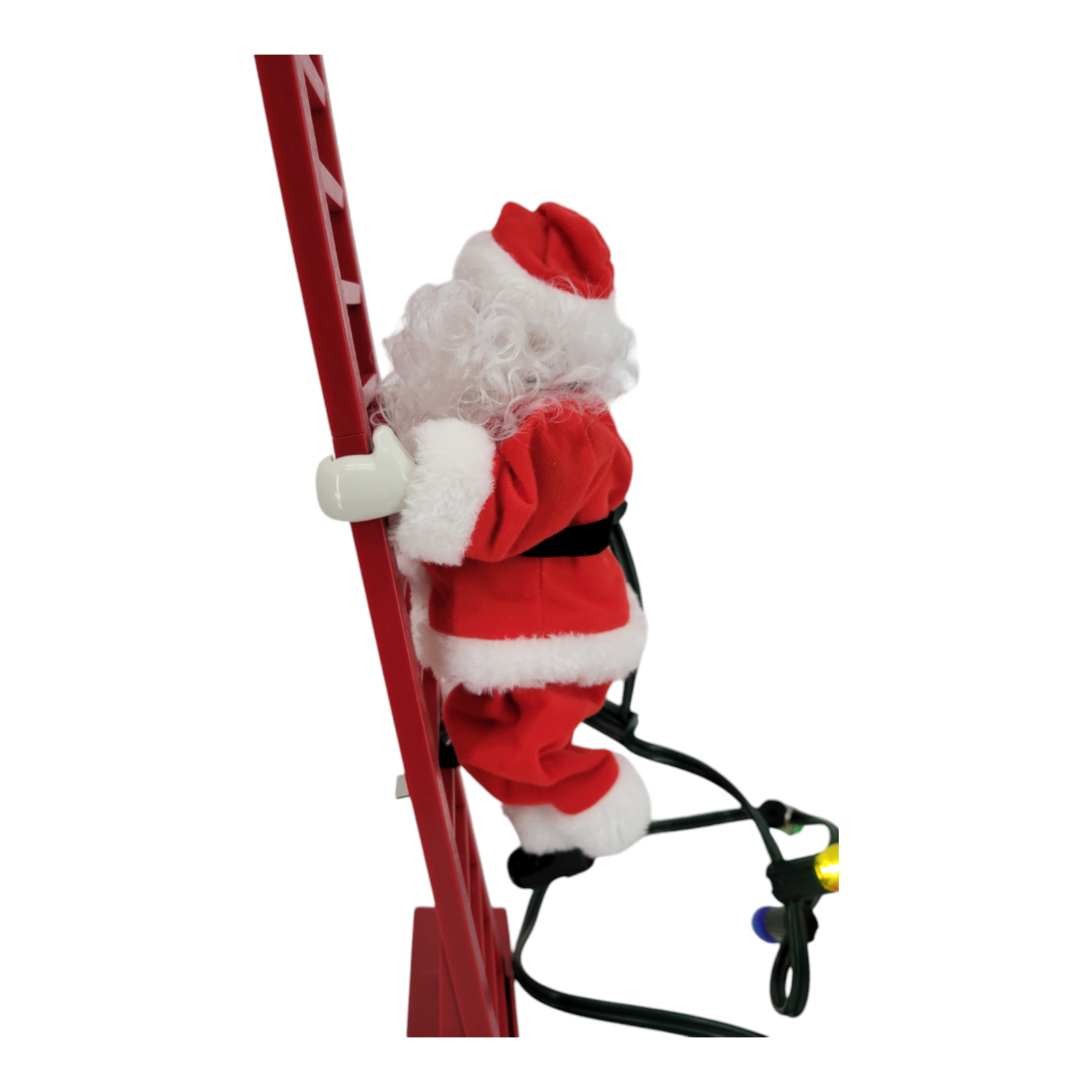 Mr Christmas Super Climbing Santa Ladder Decoration 15 Songs LED Lighted Display