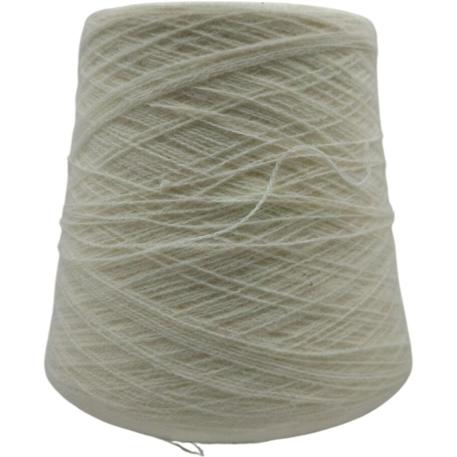 Vintage Spinnerin 2/24 Acrylic Cone Yarn Bone 20642