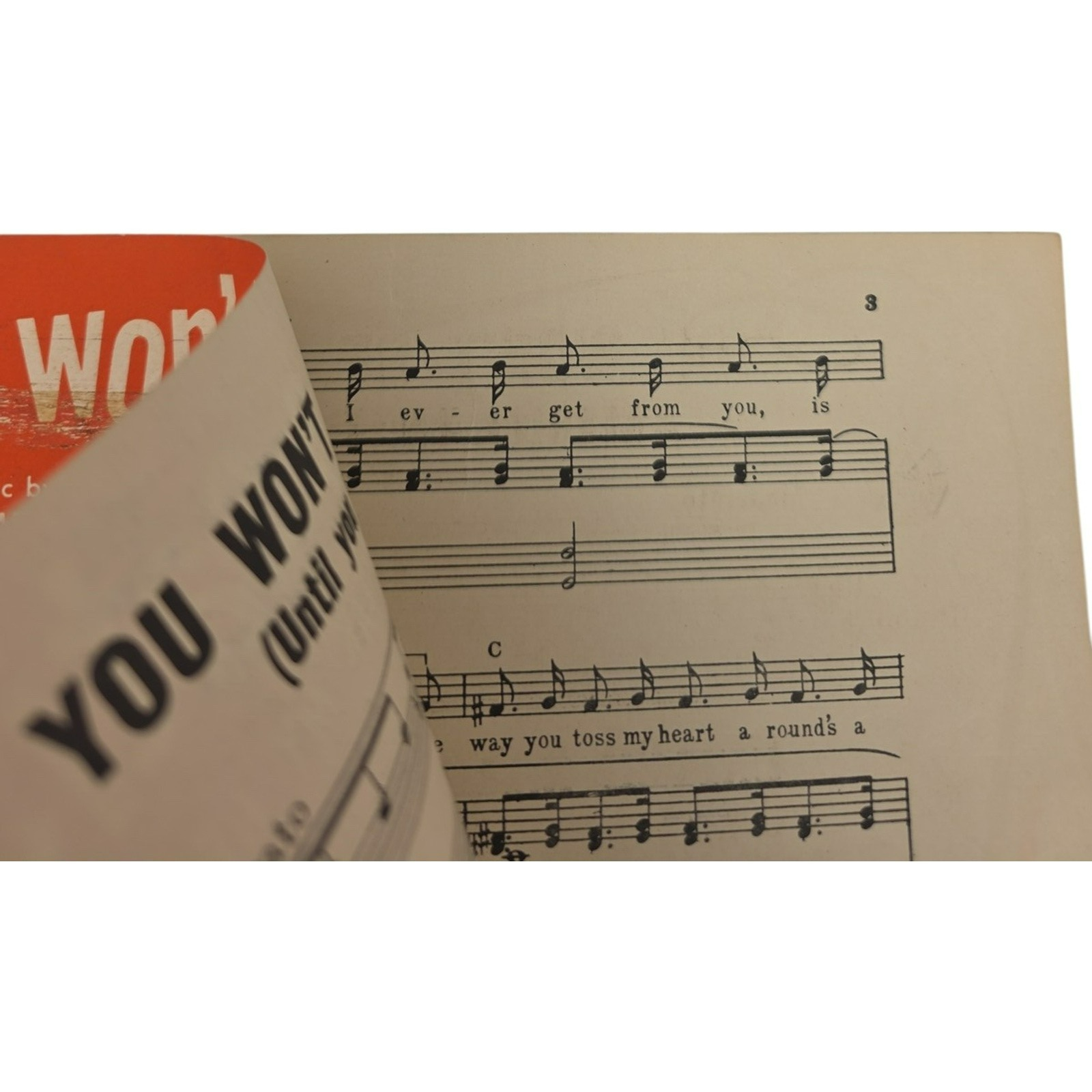 You Wont Be Satisfied Until You Break My Heart Fontaine Sisters Sheet Music 1945