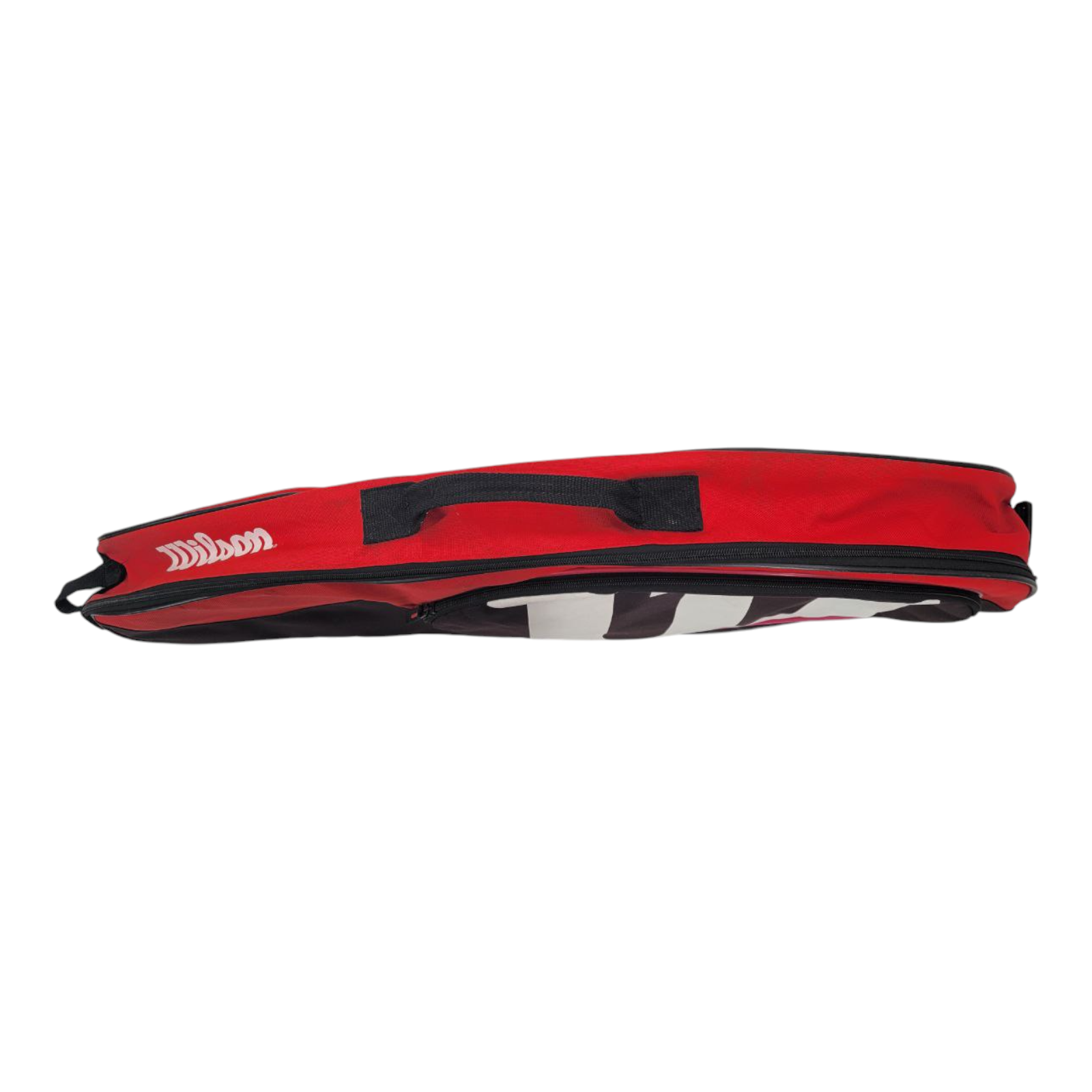 Wilson Tennis Racquet Cover Red Black Zipper Closure Handle Pocket 31" x 13"