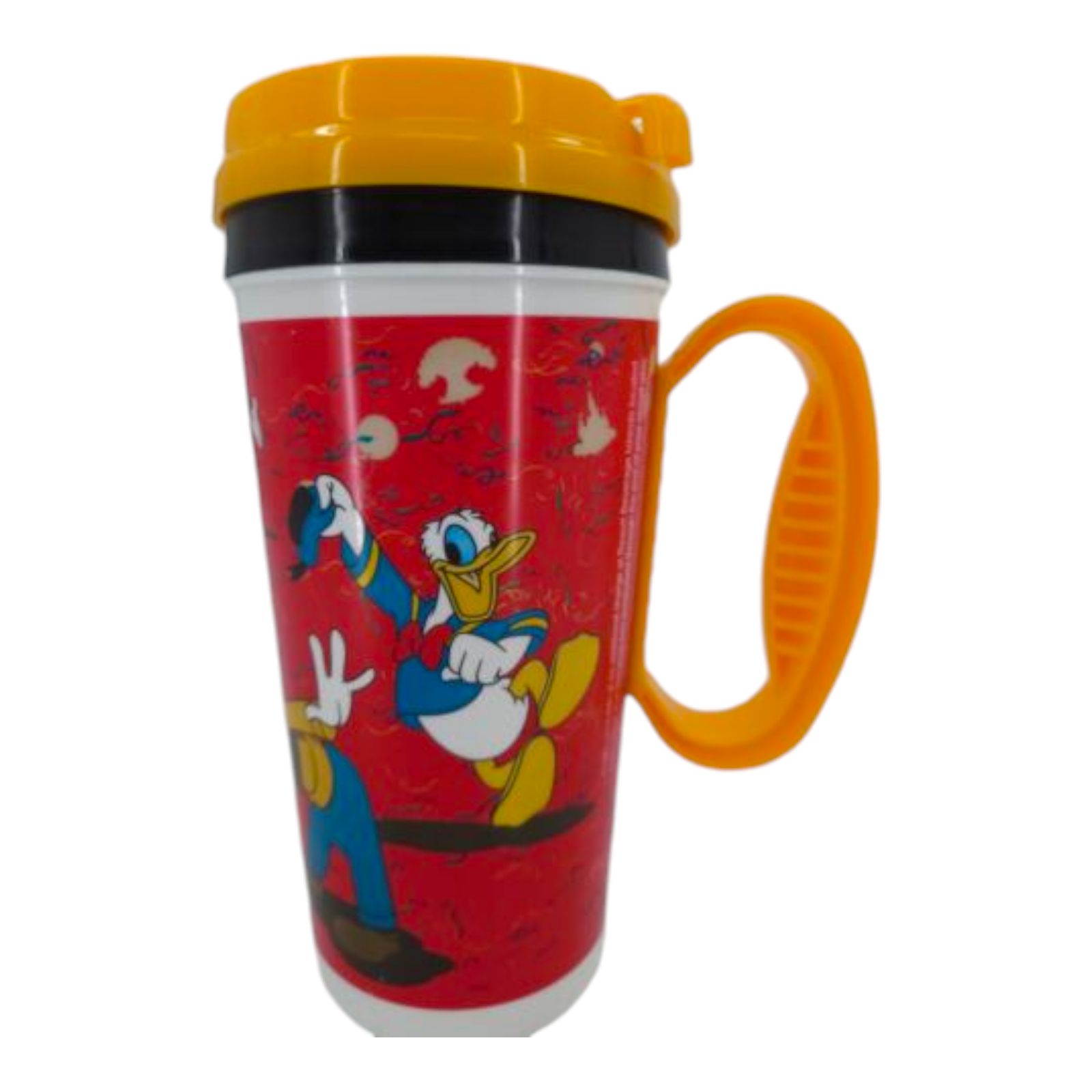 Whirley Warren PA Disney Parks Rapid Fill Plastic Cup Tumbler with Lid