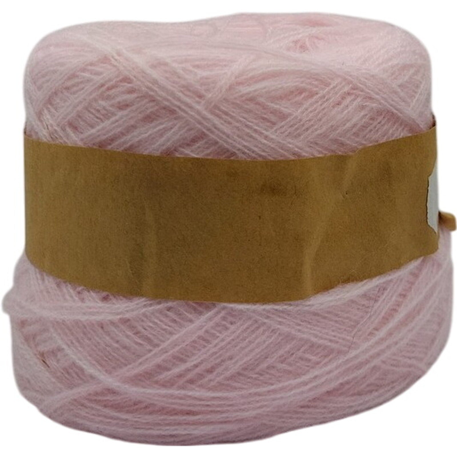 vintage Soft Baby Pink Lace Weight Knitting Crochet Thread Yarn Cake