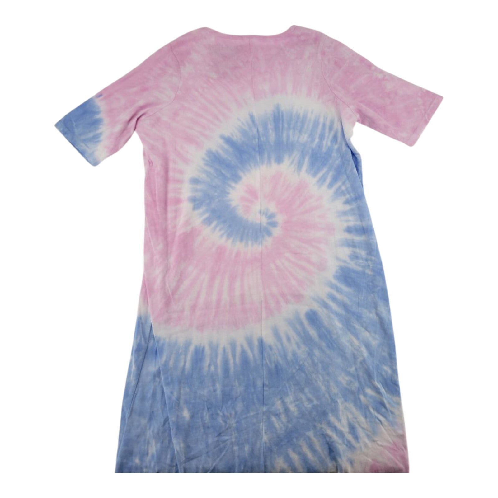 Queen Official Merch Tour ’75 Pink Blue Tie Dye T-Shirt Dress Womens Size 0