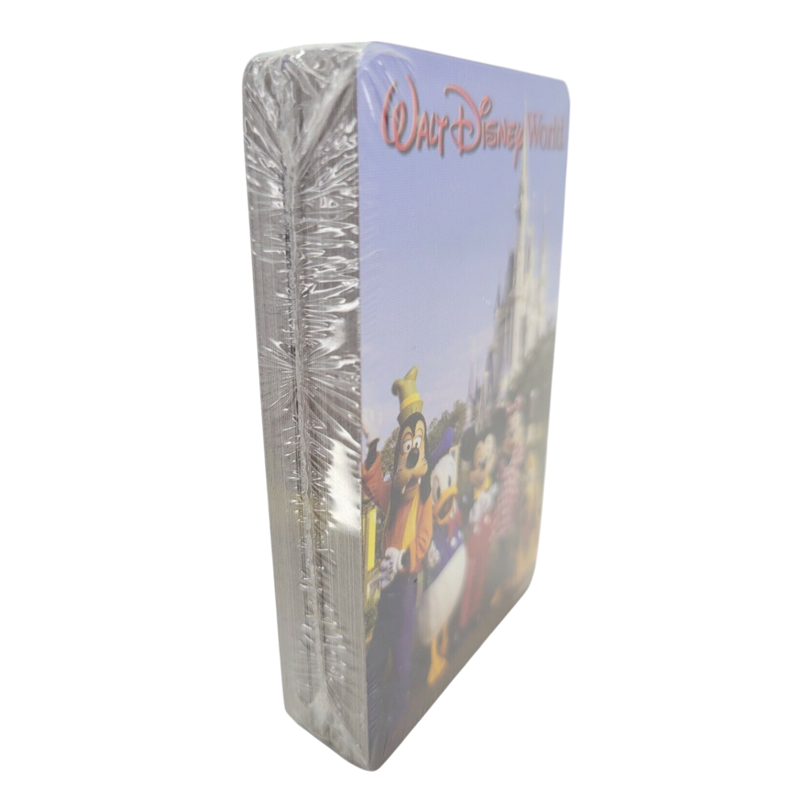 Vintage Walt Disney World Rectangular Shaped Photo Playing Cards With Case