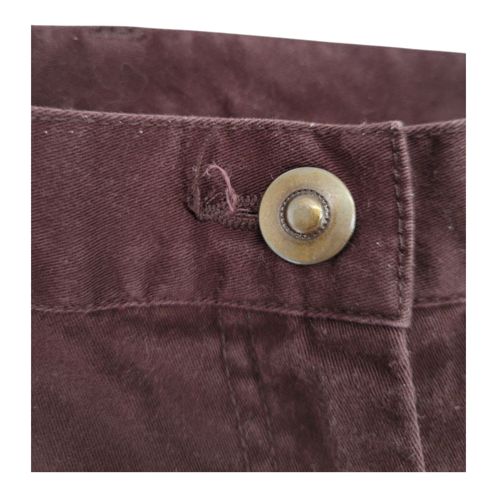 Ruby Rd Petite Straight Leg Stretch Pants Brown Cotton Blend Size 16P