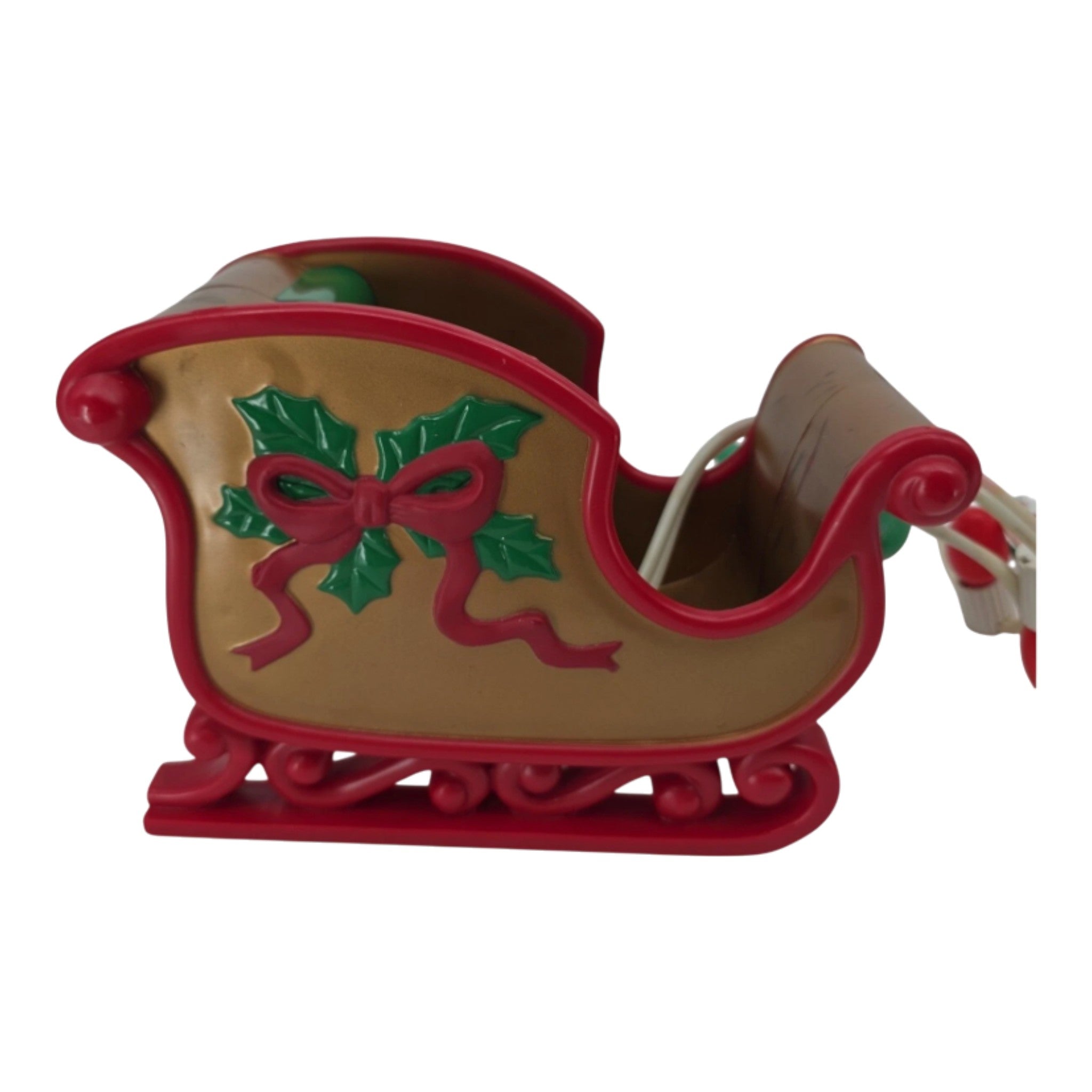 Mr. Christmas Stepping Santa Animated Climbing Ladder with Sleigh & Lights Music