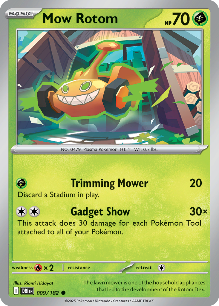 Mow Rotom 9/182 Destined Rivals