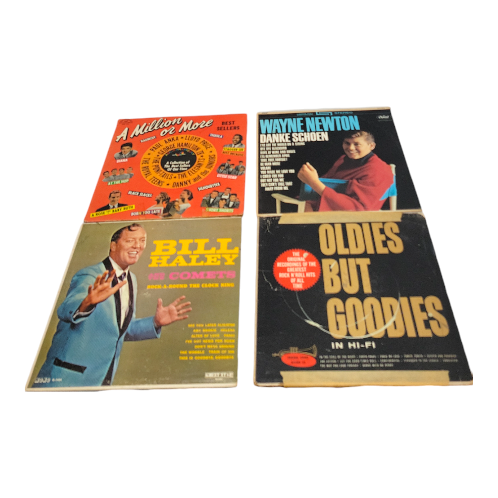Vintage Wayne Newton Bill Haley and Various Artists Vinyl LP 4 Record Bundle