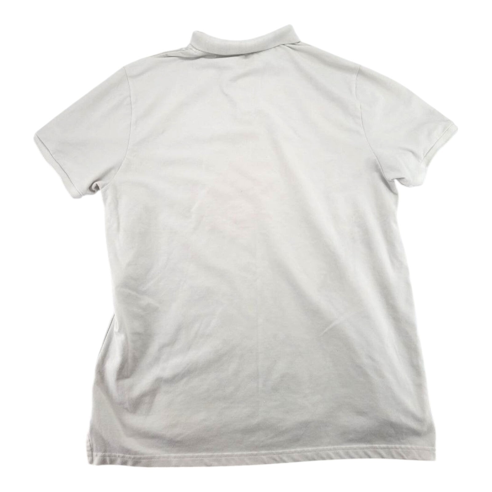 Old Navy Built In Flex Mens White Polo Shirt Cotton Short Sleeve Size XL