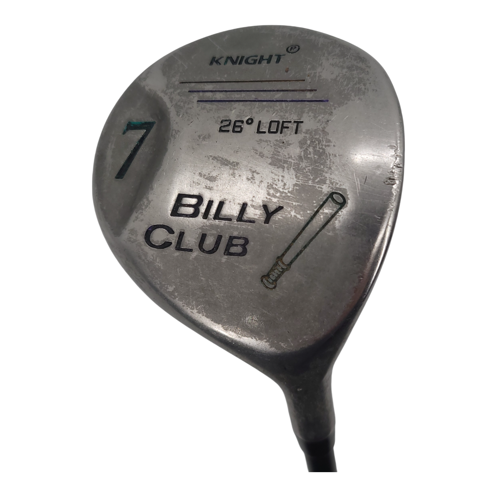 Knight Billy Golf Club 7 Fairway Wood 26° RH 41.5” Graphite Shaft Original Grip