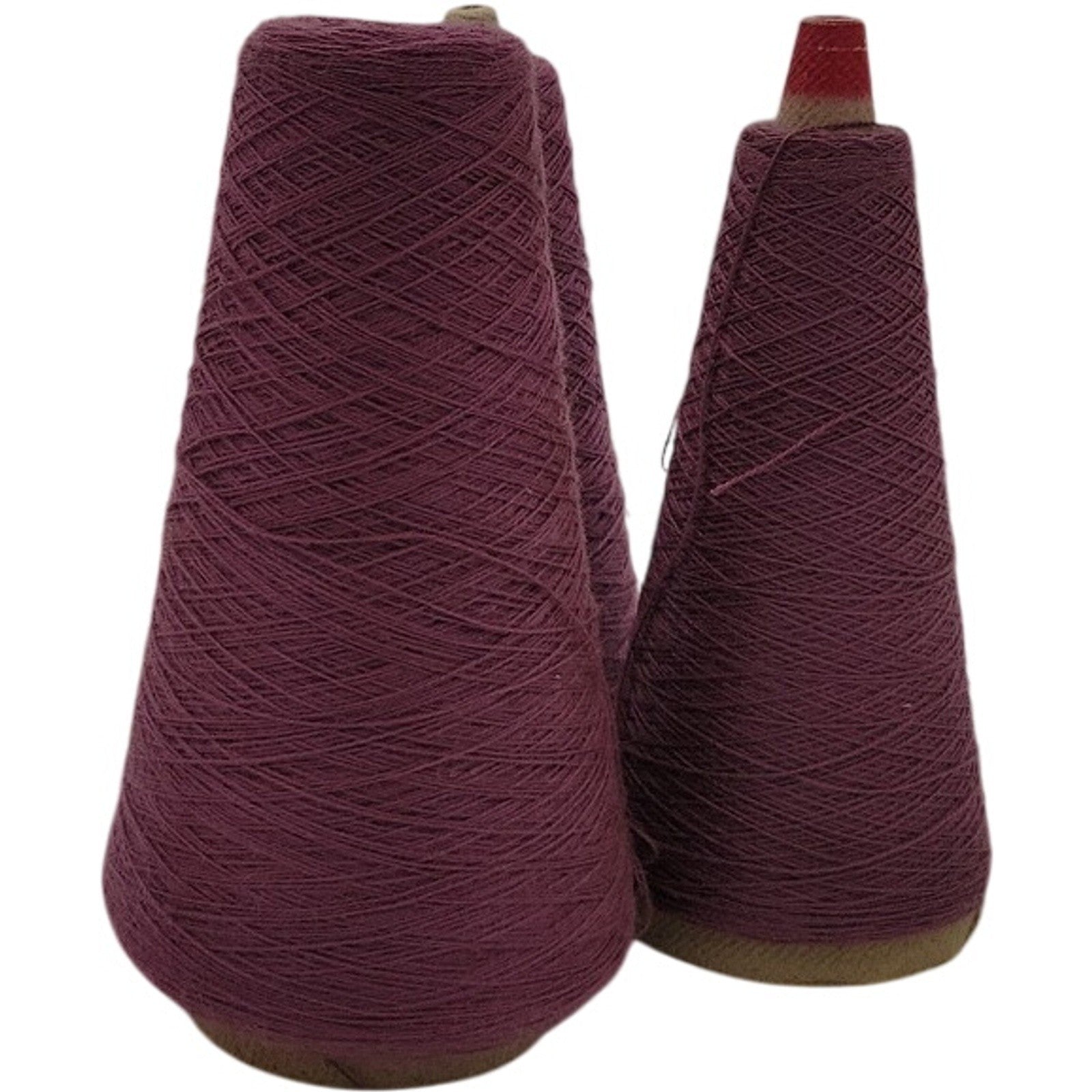 Vintage Pisgah Yarn 2/24 Acrylic Yarn Cone Grape Purple 5703 Lot of 3