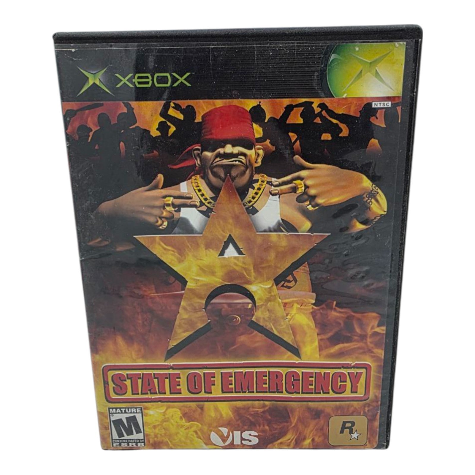 Xbox State of Emergency Video Game Complete with Manual 2003
