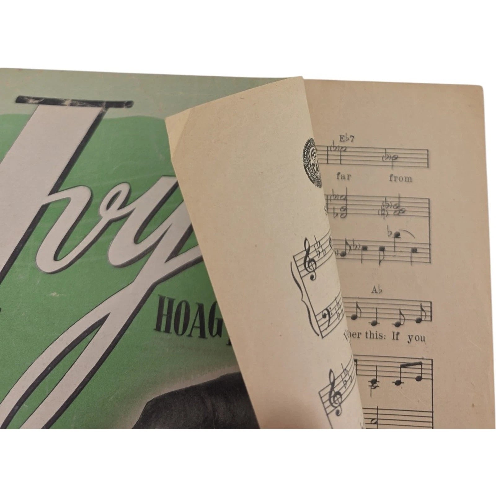 Ivy Inspired by the Sam Wood Production Ivy 1947 Sheet Music by Hoagy Carmichael