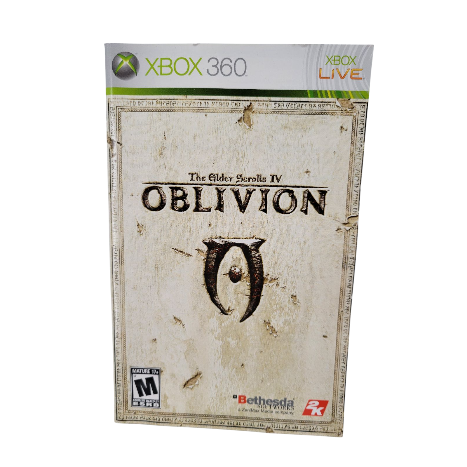 Bethesda 2006 The Elder Scrolls IV Oblivion Xbox 360 Game Complete with Map