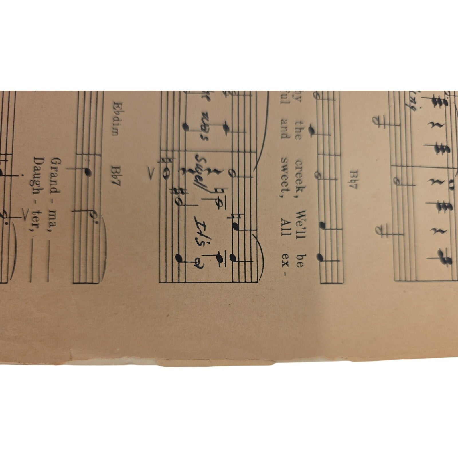 Vintage 1947 Feudin' And Fightin' Al Dubin And Burton Lane Sheet Music