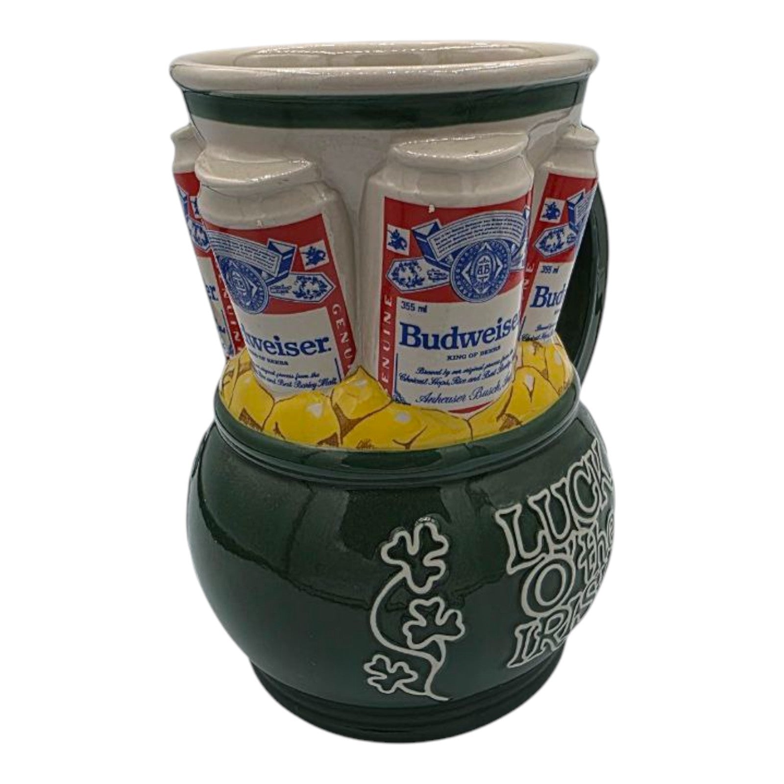 1993 Budweiser St. Patrick’s Day Stein Luck O’ the Irish Ceramic Beer Mug