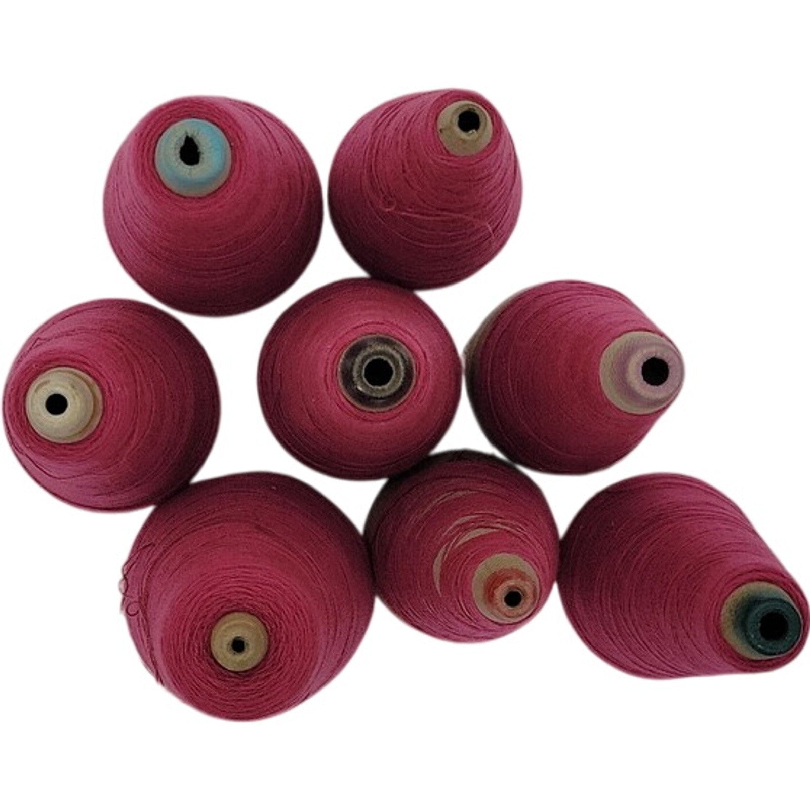 Vintage Pisgah Yarn Raspberry 2/24 Cone Yarn Lot 2201 Lot of 8