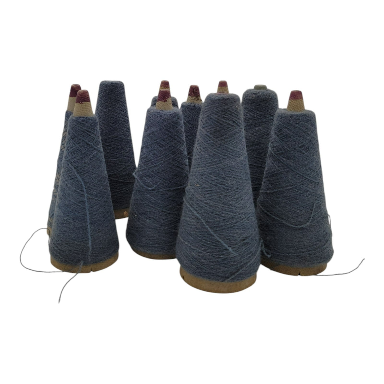 Vintage Templon 2/24 Sealskin Header Acrylic Cone Yarn Lot of 10