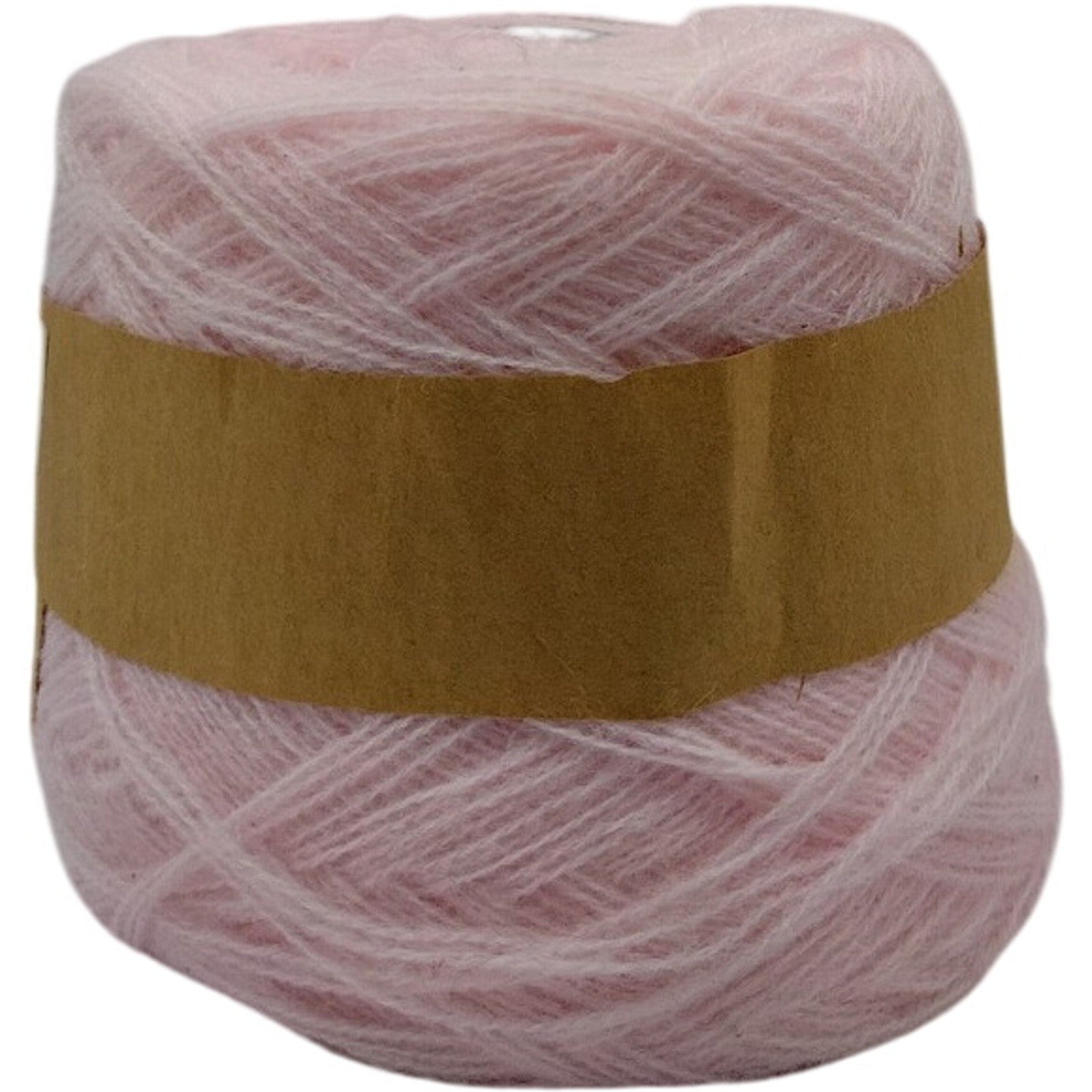vintage Soft Baby Pink Lace Weight Knitting Crochet Thread Yarn Cake