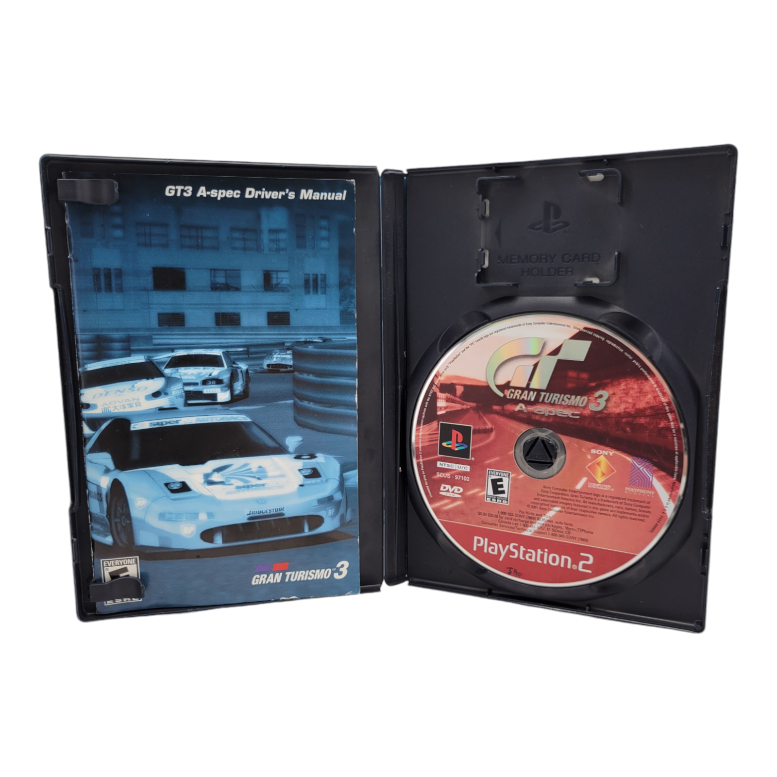 Sony PlayStation 2 Gran Turismo 3 A-spec Greatest Hits 2001 with Case and Manual