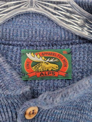 Vtg Alps Apparel Sweater Crewneck Grandpa Dad Pullover XL Cotton acrylic
