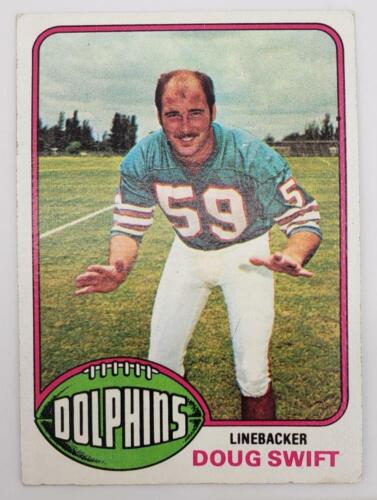 1976 Topps Chewing Gum Football Cards Miami Dolphins